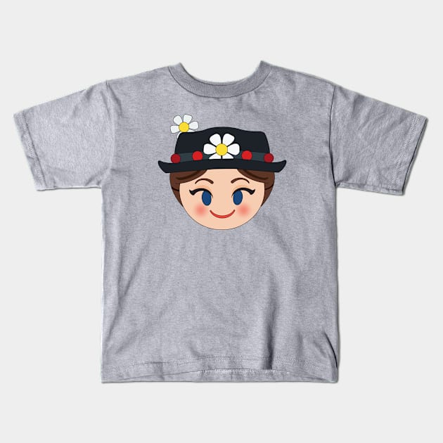 Mary Poppins Kids T-Shirt by BeckyDesigns